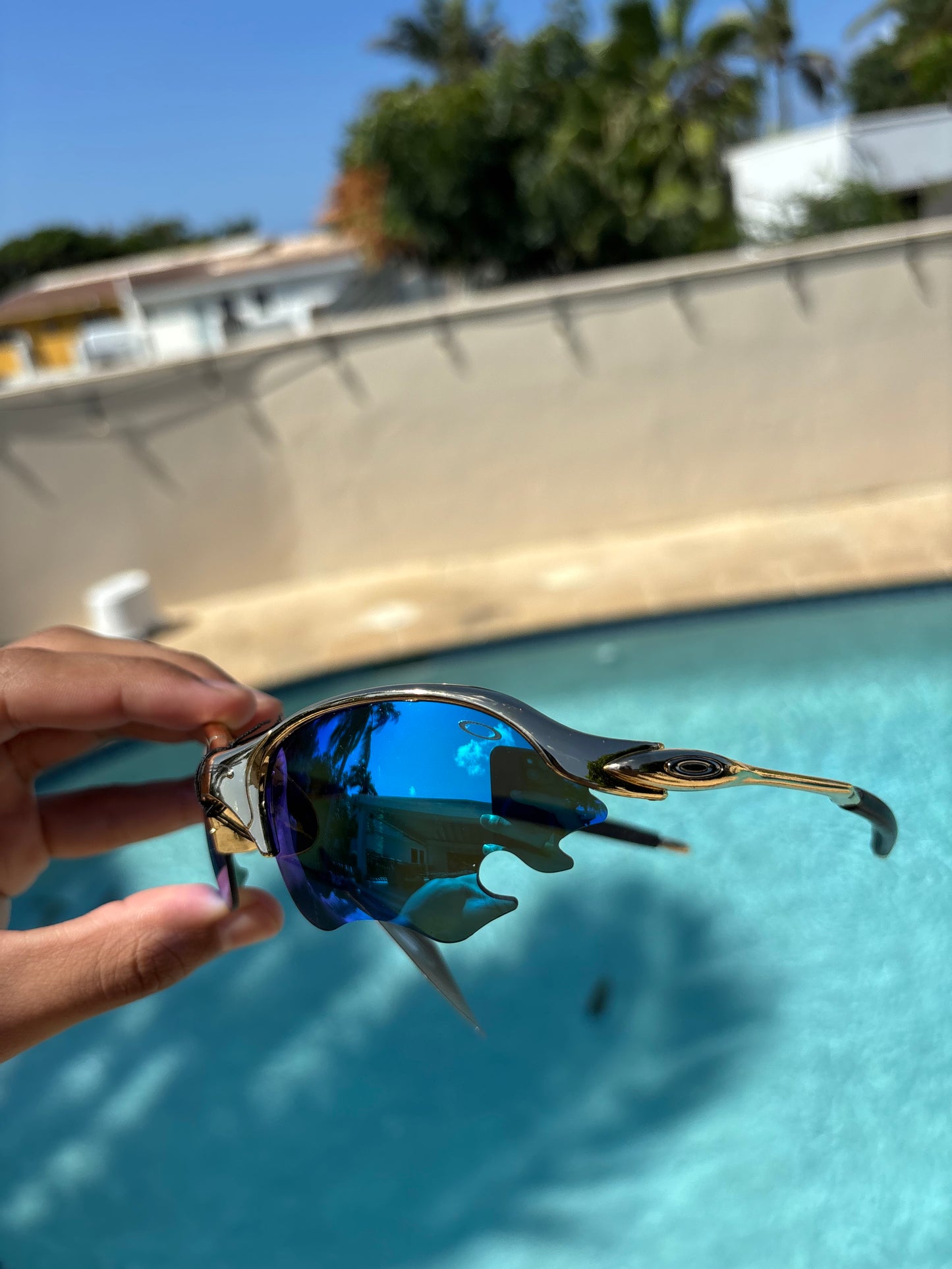 SUNGLASSES OAKLEY FIRE BLUE