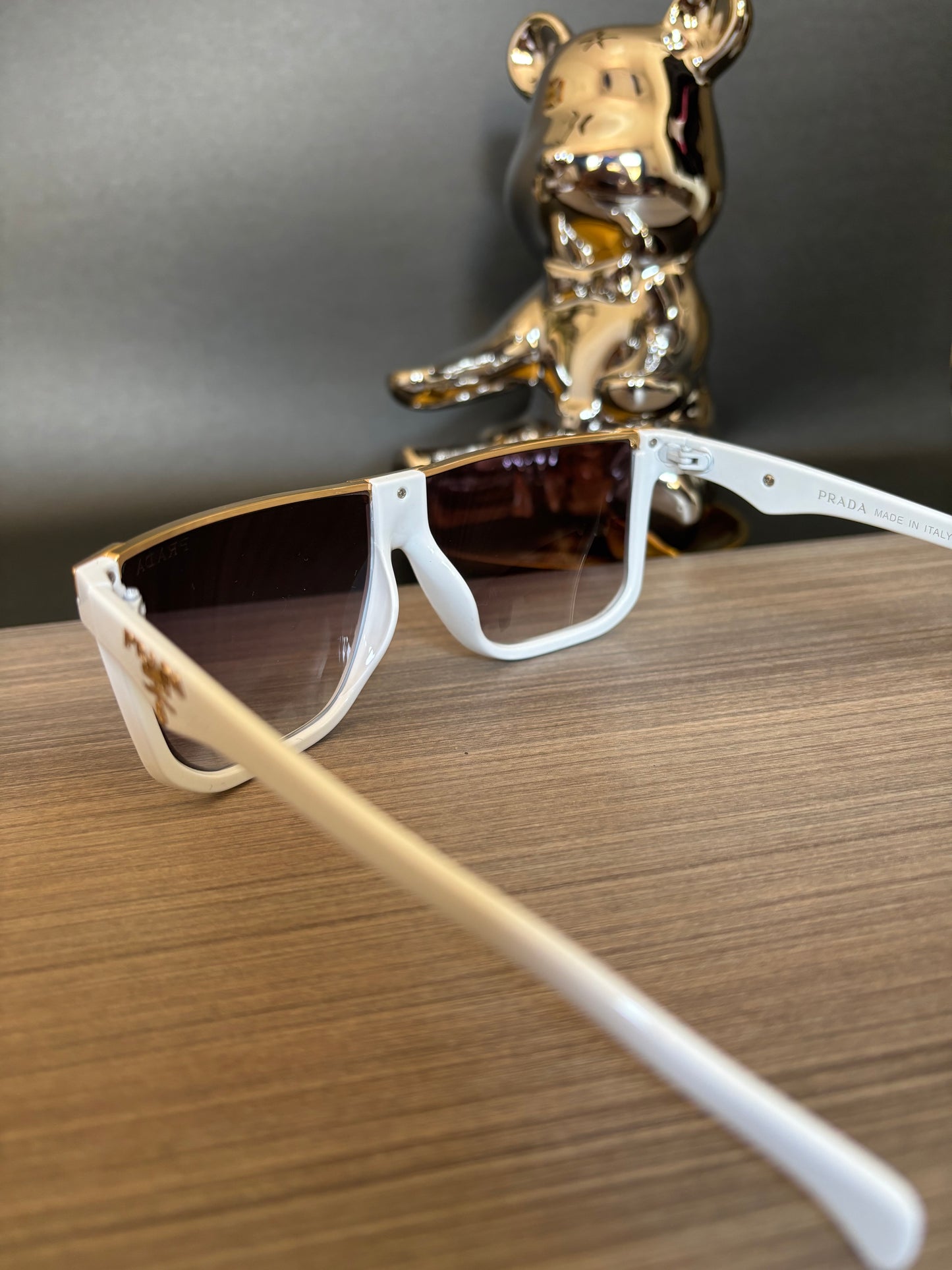 SUNGLASSES PRADA WHITE