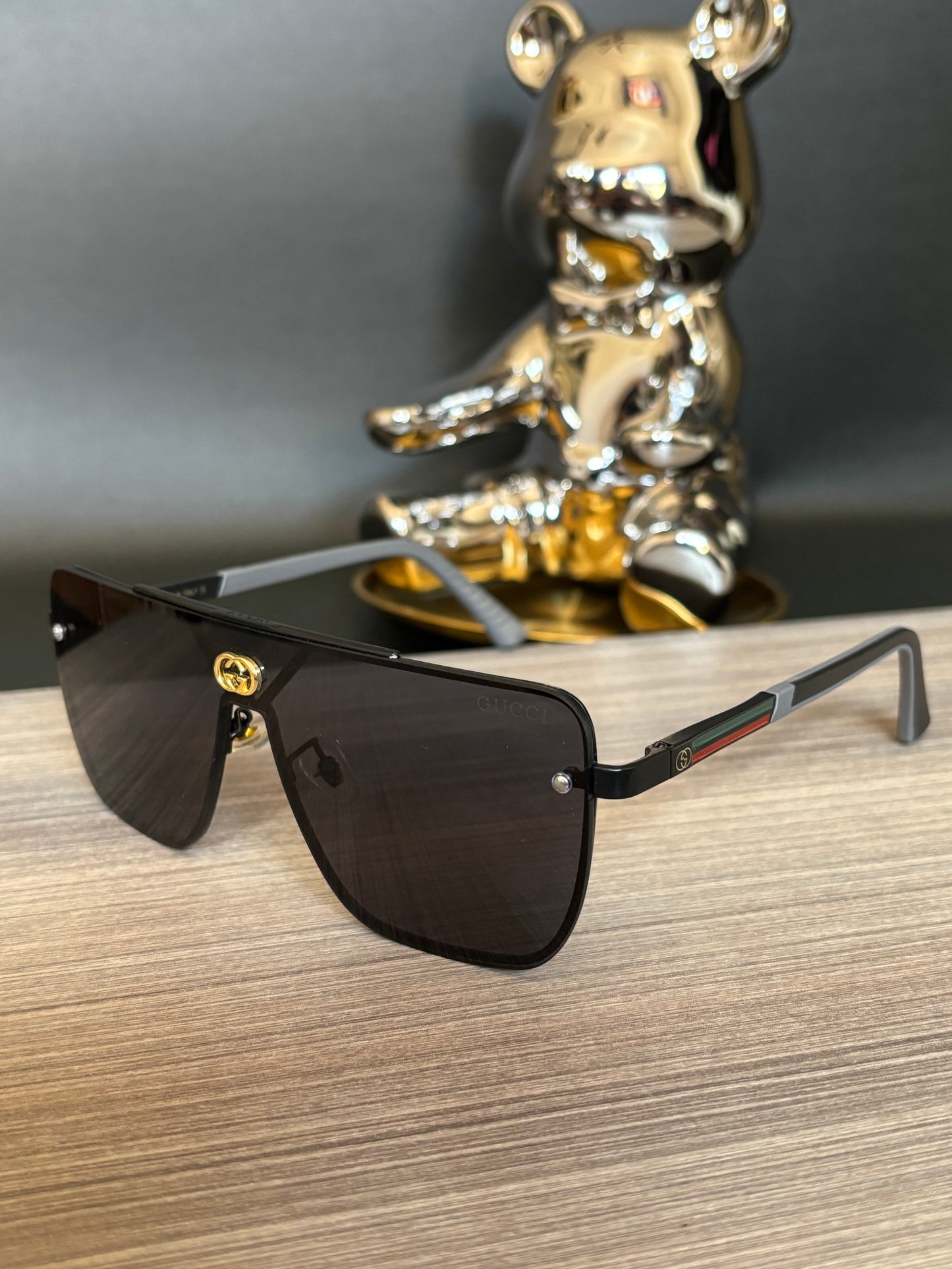 SUNGLASSES GUCCI 3 LINES BLACK